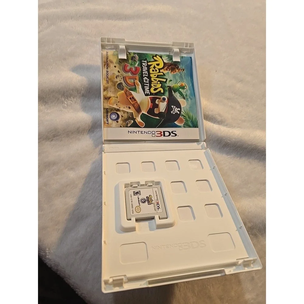 Rabbids: Travel in Time 3D (Nintendo 3DS) XL 2DS Game with Case